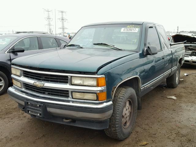 1GCEK19K3SE254432 - 1995 CHEVROLET GMT-400 K1 GREEN photo 2