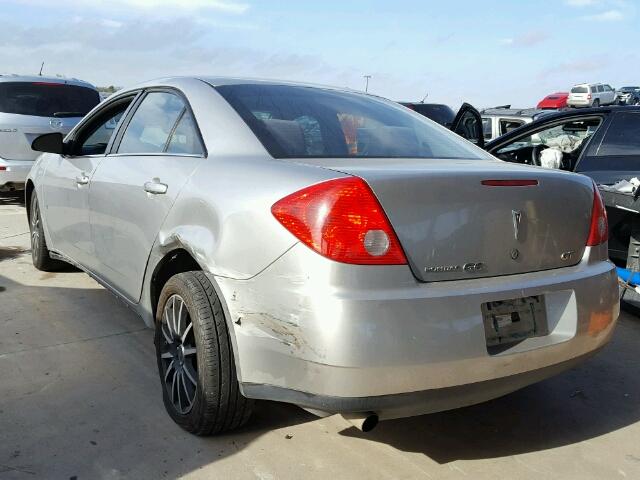 1G2ZH57N484230101 - 2008 PONTIAC G6 GT SILVER photo 3