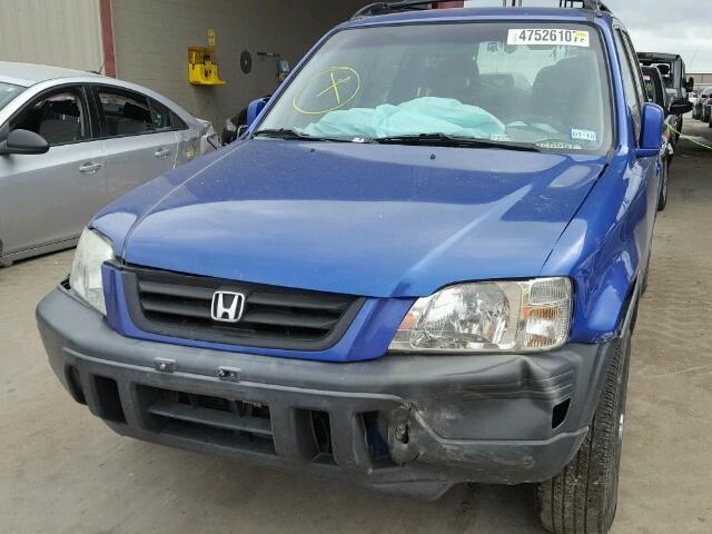 JHLRD18631C021566 - 2001 HONDA CR-V EX BLUE photo 9