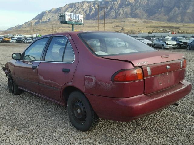 1N4AB41DXTC757505 - 1996 NISSAN SENTRA E RED photo 3