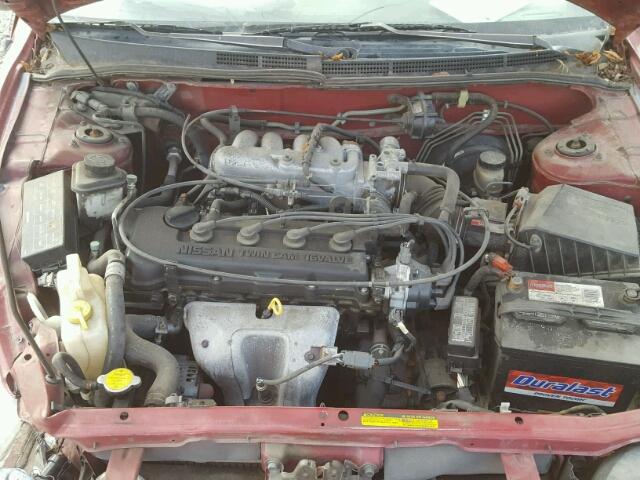 1N4AB41DXTC757505 - 1996 NISSAN SENTRA E RED photo 7