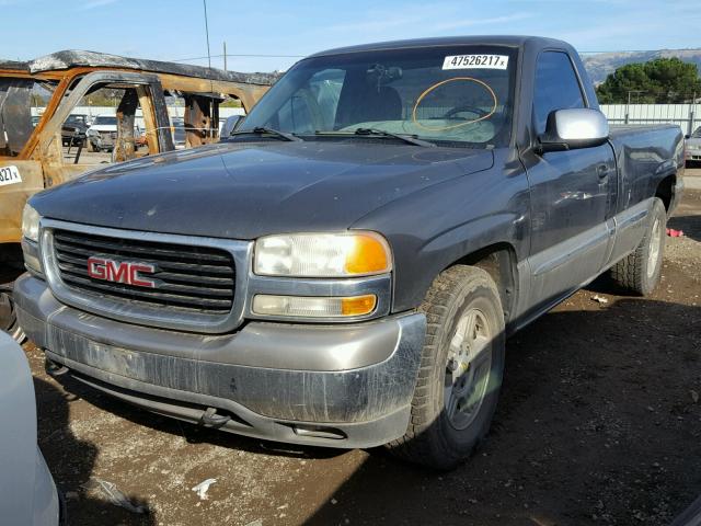 1GTEC14T91Z225179 - 2001 GMC NEW SIERRA GRAY photo 2