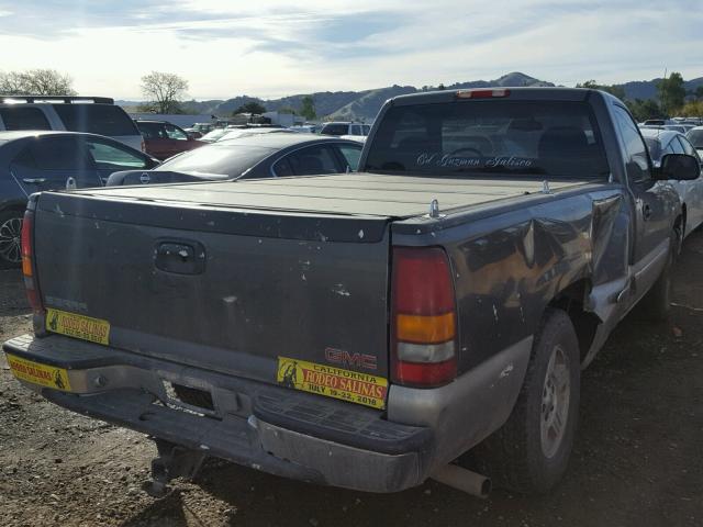 1GTEC14T91Z225179 - 2001 GMC NEW SIERRA GRAY photo 4