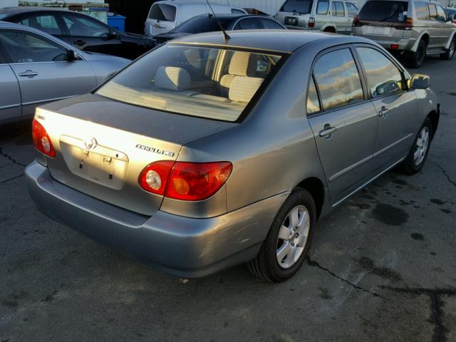 1NXBR38E33Z094397 - 2003 TOYOTA COROLLA CE GRAY photo 4