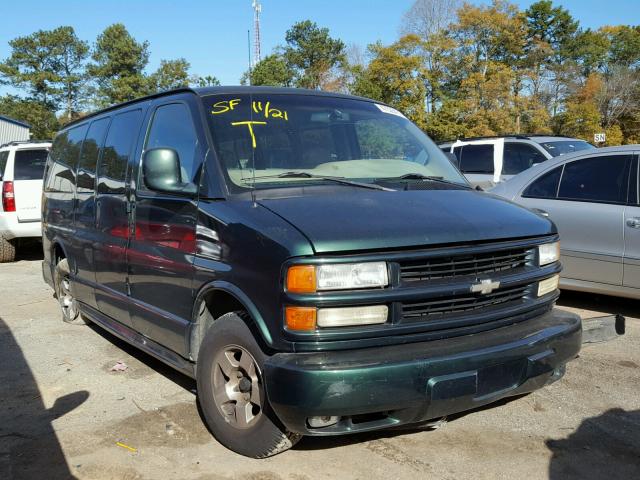 1GNFG65R911223964 - 2001 CHEVROLET EXPRESS G1 GREEN photo 1