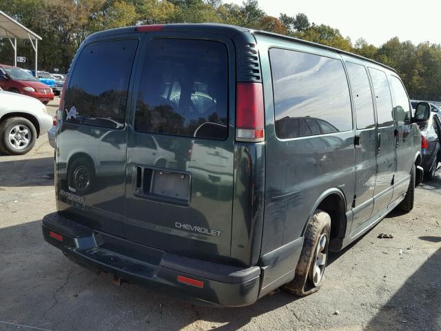 1GNFG65R911223964 - 2001 CHEVROLET EXPRESS G1 GREEN photo 4