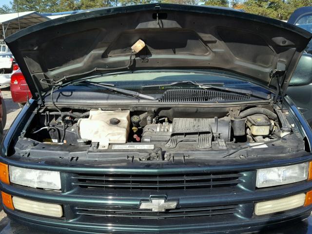 1GNFG65R911223964 - 2001 CHEVROLET EXPRESS G1 GREEN photo 7