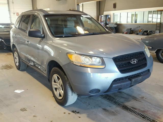 5NMSG13DX9H277521 - 2009 HYUNDAI SANTA FE G GRAY photo 1