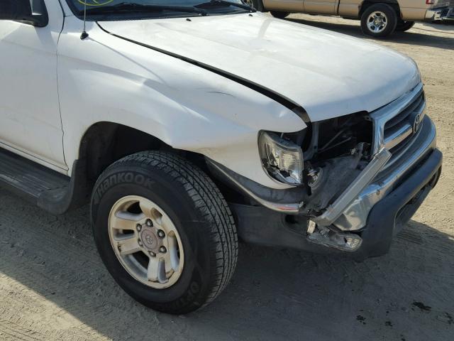 JT3GM84R0Y0052786 - 2000 TOYOTA 4RUNNER WHITE photo 9