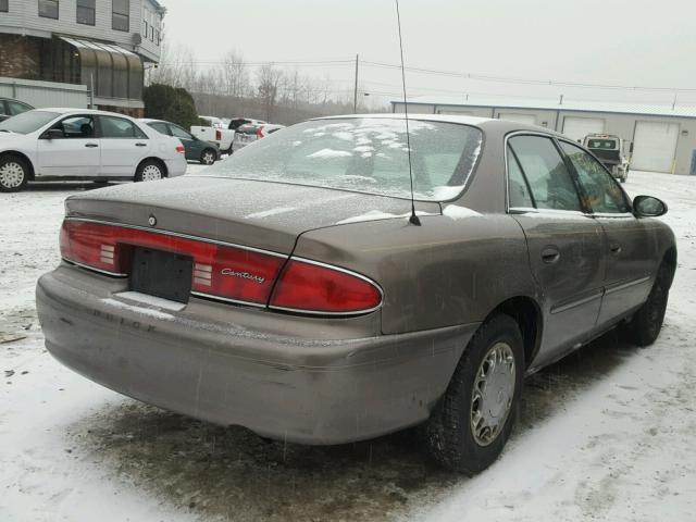 2G4WS52JX51110701 - 2005 BUICK CENTURY CU BROWN photo 4