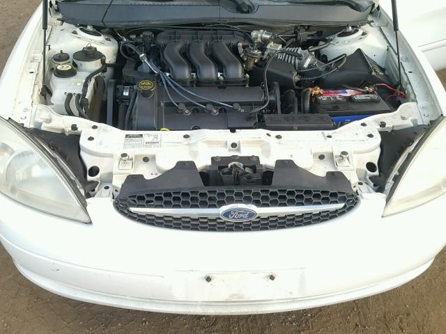 1FAFP55S91G165167 - 2001 FORD TAURUS SES WHITE photo 7