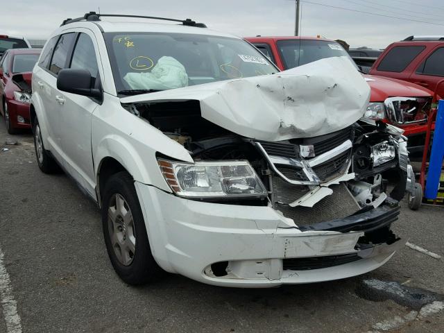 3D4PG4FB4AT161291 - 2010 DODGE JOURNEY SE WHITE photo 1