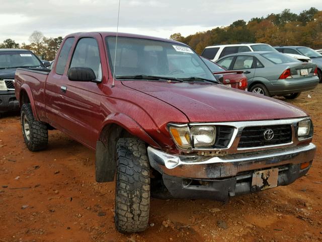 4TAVN73F3SZ074040 - 1995 TOYOTA TACOMA XTR MAROON photo 1