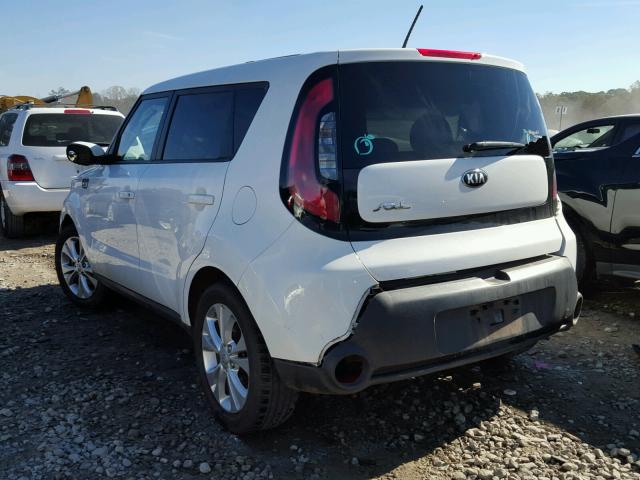 KNDJP3A50E7011722 - 2014 KIA SOUL + WHITE photo 3