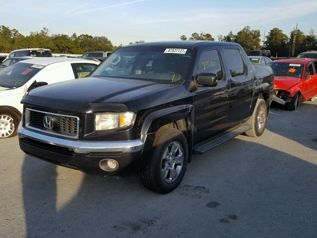 2HJYK16536H515015 - 2006 HONDA RIDGELINE BLACK photo 2