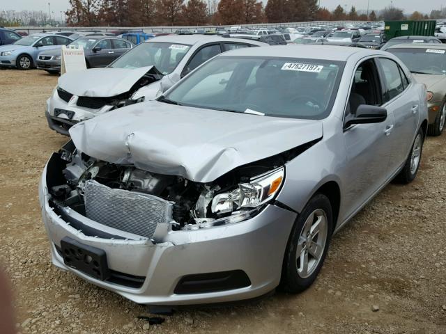 1G11B5SAXDF355044 - 2013 CHEVROLET MALIBU LS SILVER photo 2