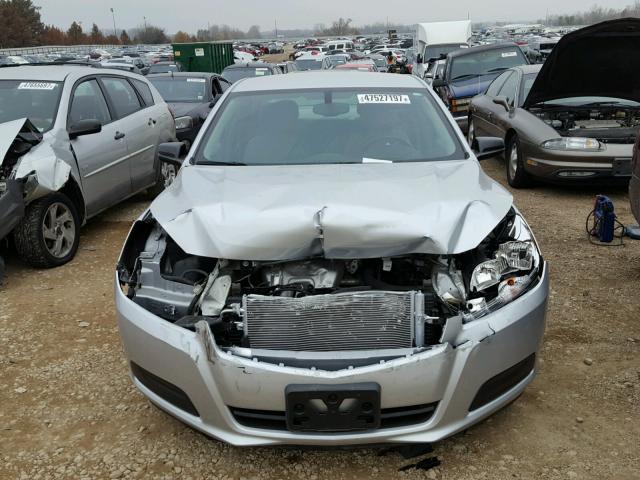 1G11B5SAXDF355044 - 2013 CHEVROLET MALIBU LS SILVER photo 9