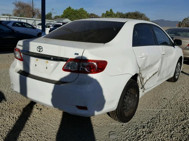 JTDBU4EE9B9146162 - 2011 TOYOTA COROLLA BA WHITE photo 4