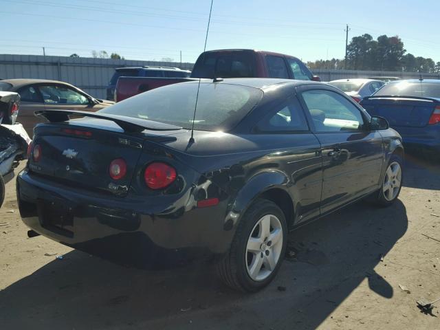 1G1AL18F387319771 - 2008 CHEVROLET COBALT LT BLACK photo 4