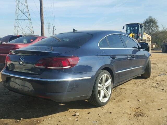 WVWBP7AN9DE535487 - 2013 VOLKSWAGEN CC SPORT BLUE photo 4