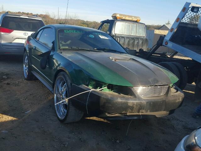 1FAFP4049YF258256 - 2000 FORD MUSTANG GREEN photo 1