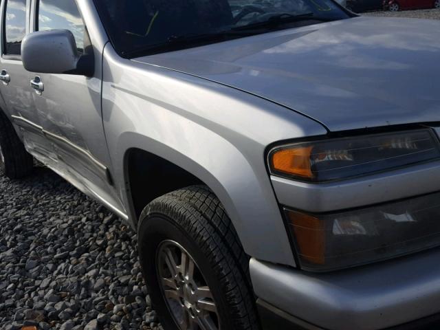 1GCJTCDE1A8119617 - 2010 CHEVROLET COLORADO L SILVER photo 9