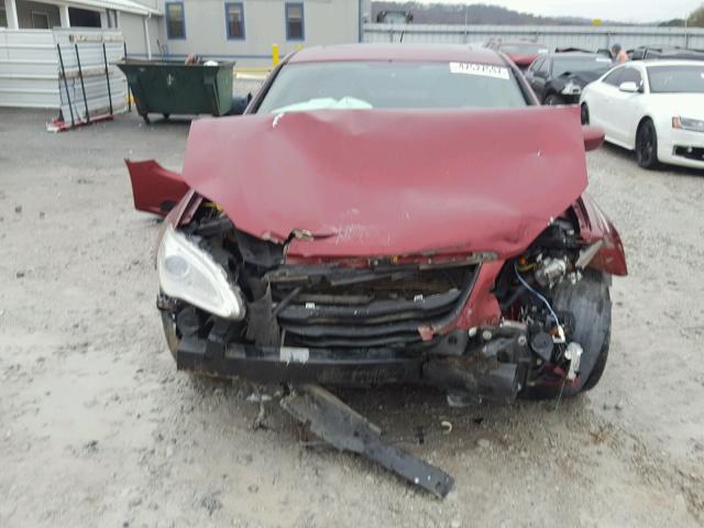 1C3CCBBB3CN234952 - 2012 CHRYSLER 200 TOURIN RED photo 9