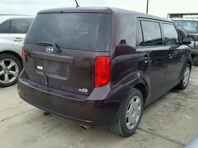 JTLKE50E491069823 - 2009 TOYOTA SCION XB Tünd qırmızı foto 4