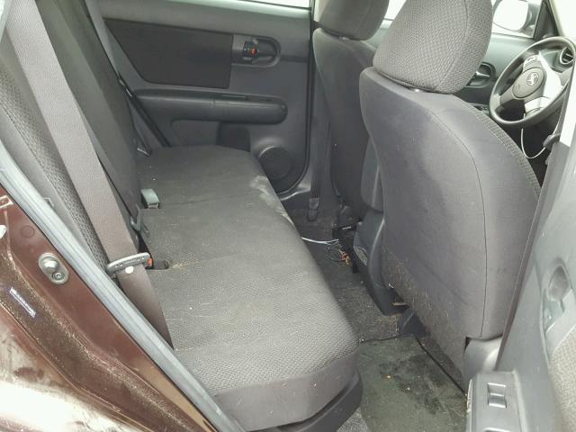 JTLKE50E491069823 - 2009 TOYOTA SCION XB Tünd qırmızı foto 6