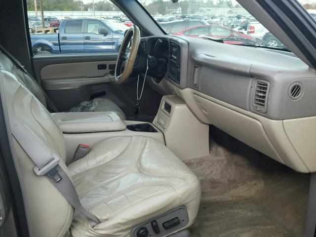 1GKFK16T11J247734 - 2001 GMC YUKON XL K BEIGE photo 5