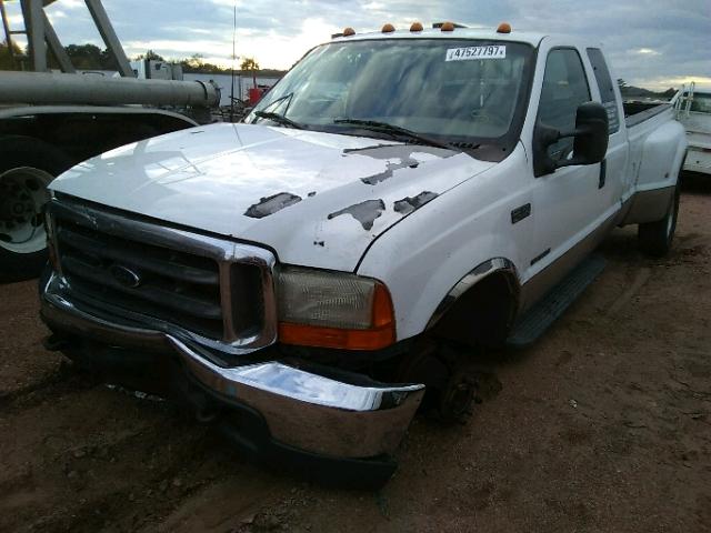 1FTWX32F2XEE63182 - 1999 FORD F350 SUPER WHITE photo 2