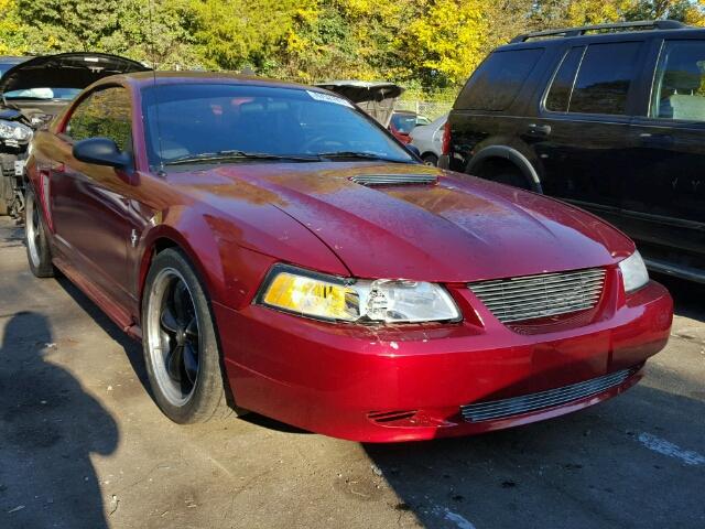 1FAFP4044YF111262 - 2000 FORD MUSTANG RED photo 1