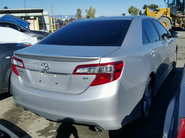 4T1BF1FK5EU834007 - 2014 TOYOTA CAMRY L GRAY photo 4