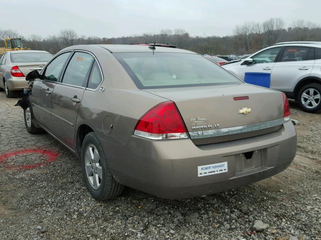 2G1WT58KX69137992 - 2006 CHEVROLET IMPALA LT BROWN photo 3