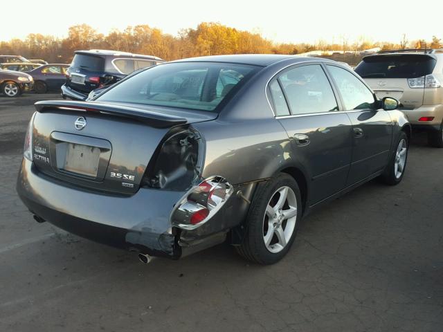 1N4BL11E75C194490 - 2005 NISSAN ALTIMA SE GRAY photo 4