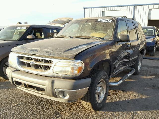 1FMZU63XXYZB85894 - 2000 FORD EXPLORER X BLUE photo 2