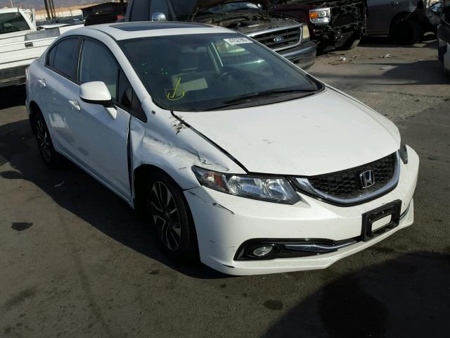 19XFB2F90DE084114 - 2013 HONDA CIVIC EXL Ақ фото 1