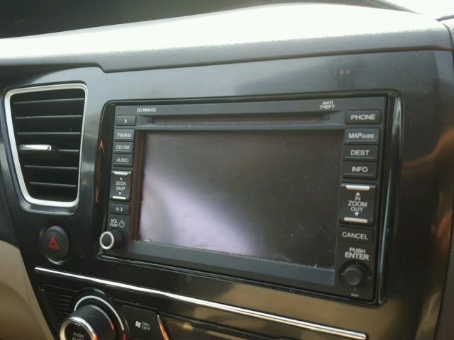 19XFB2F90DE084114 - 2013 HONDA CIVIC EXL Ақ фото 9