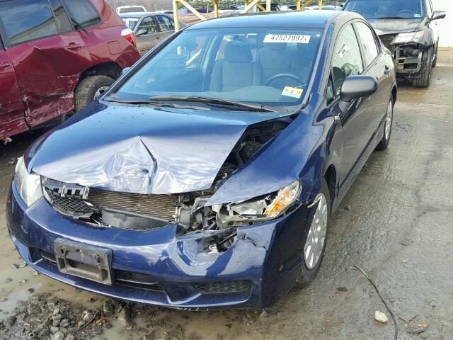 2HGFA1F33BH515539 - 2011 HONDA CIVIC VP BLUE photo 2