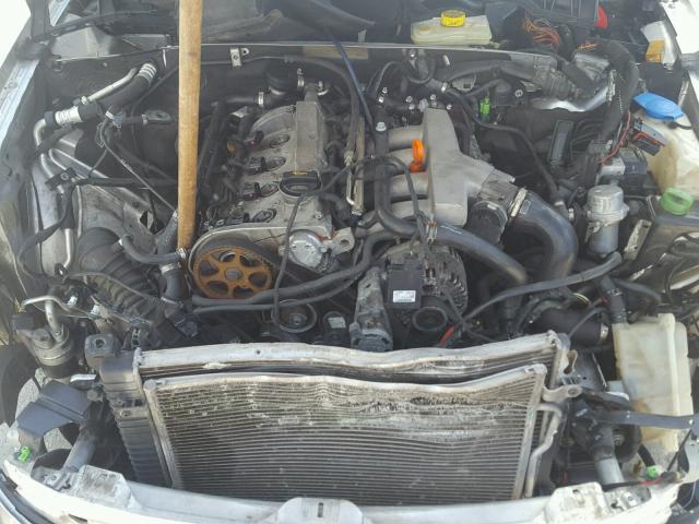 WAUJC68E55A064726 - 2005 AUDI A4 1.8T SILVER photo 7