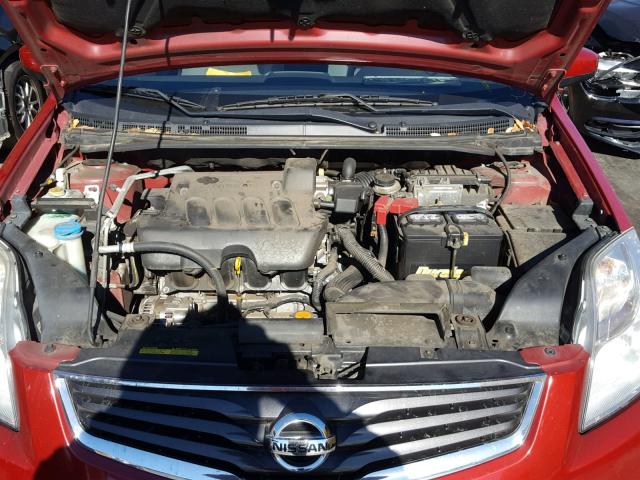 3N1AB6AP6CL681126 - 2012 NISSAN SENTRA 2.0 RED photo 7