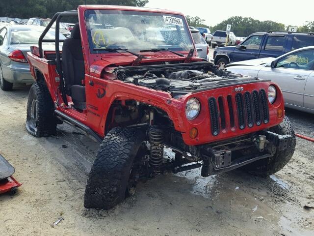 1C4AJWAG1EL148230 - 2014 JEEP WRANGLER S 勃艮第红 照片 1