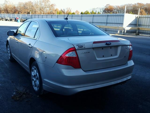 3FAHP0HA7AR191113 - 2010 FORD FUSION SE TAN photo 3