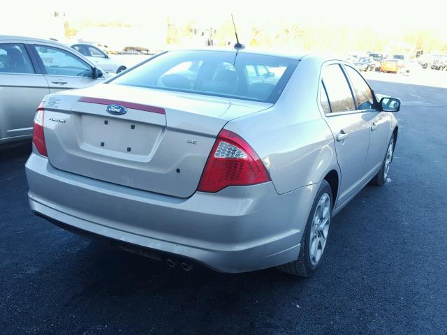 3FAHP0HA7AR191113 - 2010 FORD FUSION SE TAN photo 4