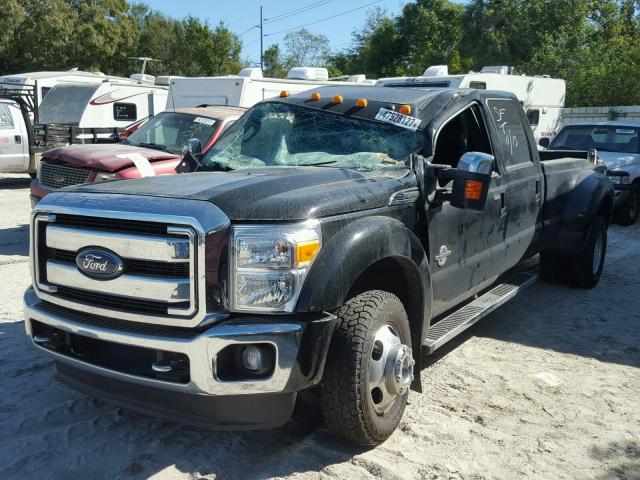 1FT8W3DT5GEB29257 - 2016 FORD F350 SUPER BLACK photo 2