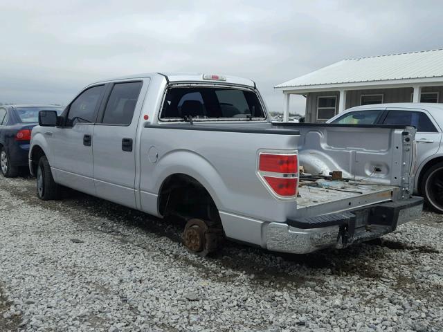 1FTEW1CM5CFB51698 - 2012 FORD F150 SUPER SILVER photo 3