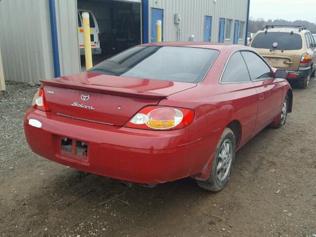 2T1CE22PX3C022165 - 2003 TOYOTA CAMRY SOLA RED photo 4