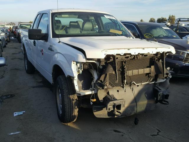 1FTFX1EFXEKG09391 - 2014 FORD F150 SUPER WHITE photo 1