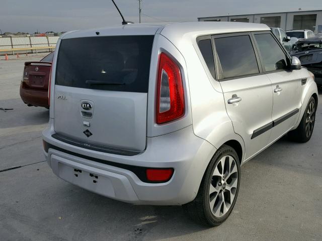 KNDJT2A62D7522037 - 2013 KIA SOUL + GRAY photo 4