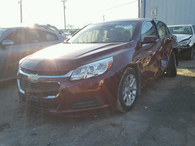 1G11C5SL8FF281690 - 2015 CHEVROLET MALIBU 1LT BURGUNDY photo 2